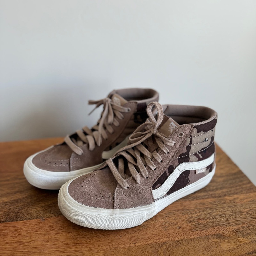 Vans Sk8-Hi Pro Desert Camo Mens 6